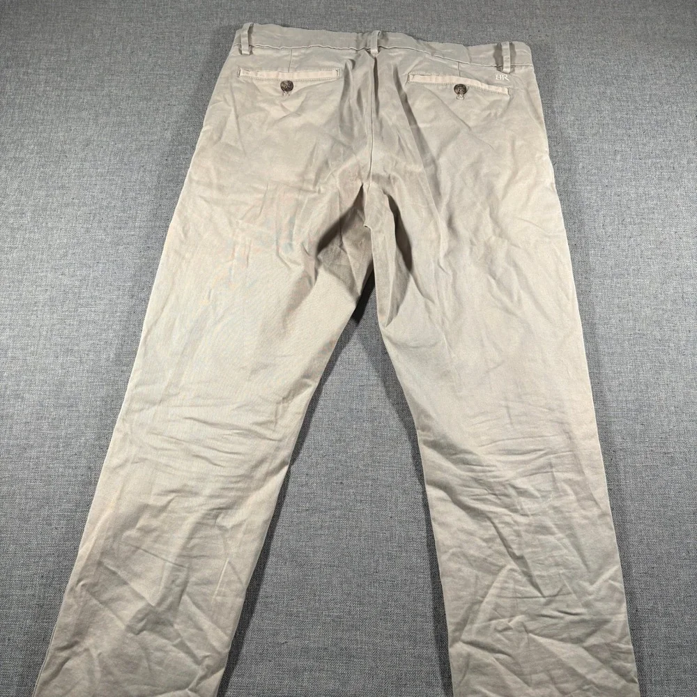 Banana Republic Chino Pants Mens 32x30 Khaki Tan Straight Leg Cotton Twill
